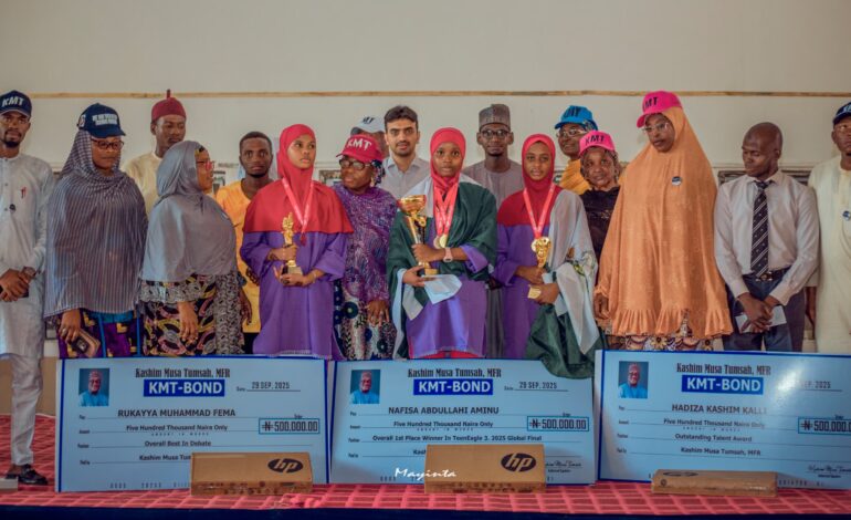 KMT ya bawa kowace ɗaya daga cikin gwarazan gasar turanci ta duniya Naira dubu 500 da kwamfuta
